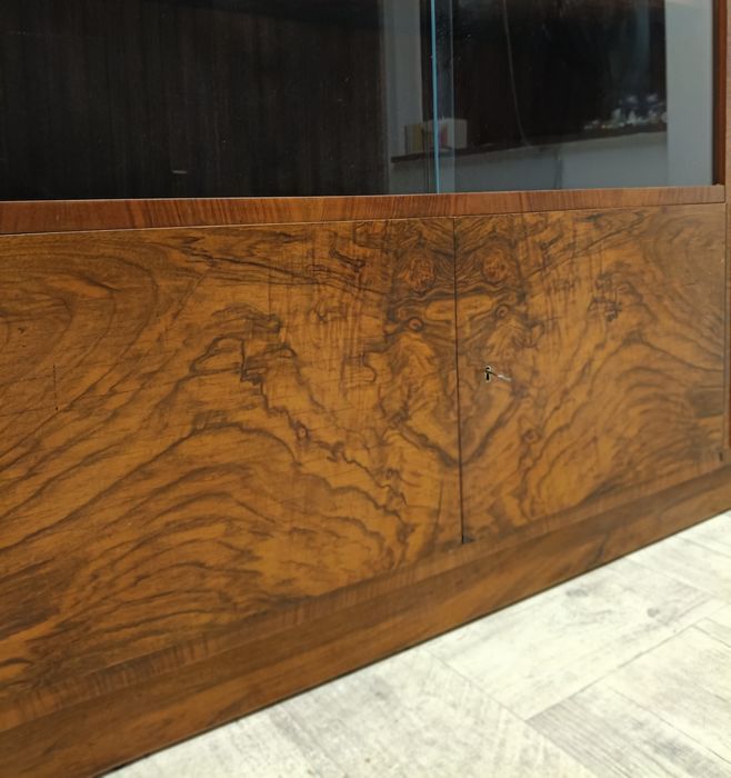 biblioteka Halabala regał na książki półki komoda długa