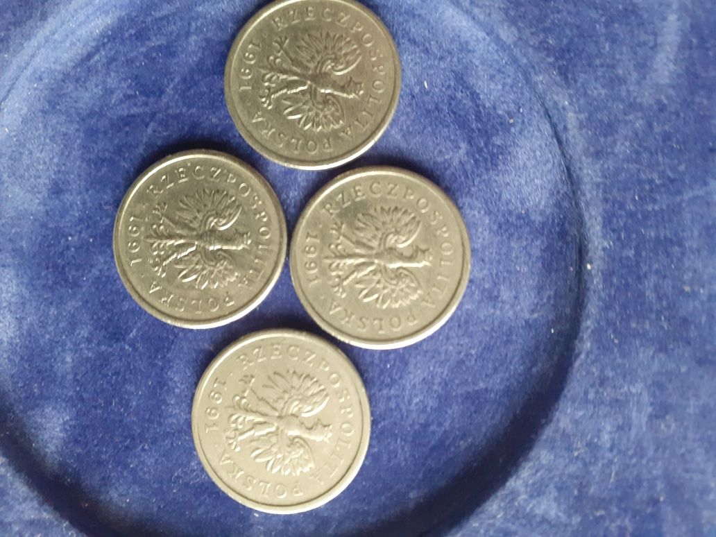 Komplet Moneta 1 zł. Z 1991 r sztuk 4