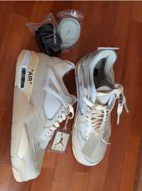 Nike Jordan 4 Off White brancos