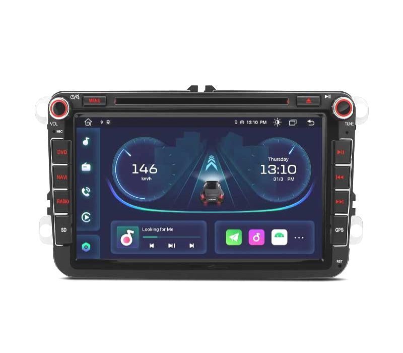 AUTO RADIO GPS ANDROID 14 PARA VOLKSWAGEN VW GOLF POLO PASSAT CADDY TOURAN USB GPS TACTIL HD