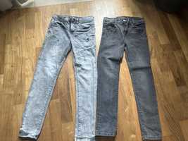 Zara spodnie jeans dla chlooca 134