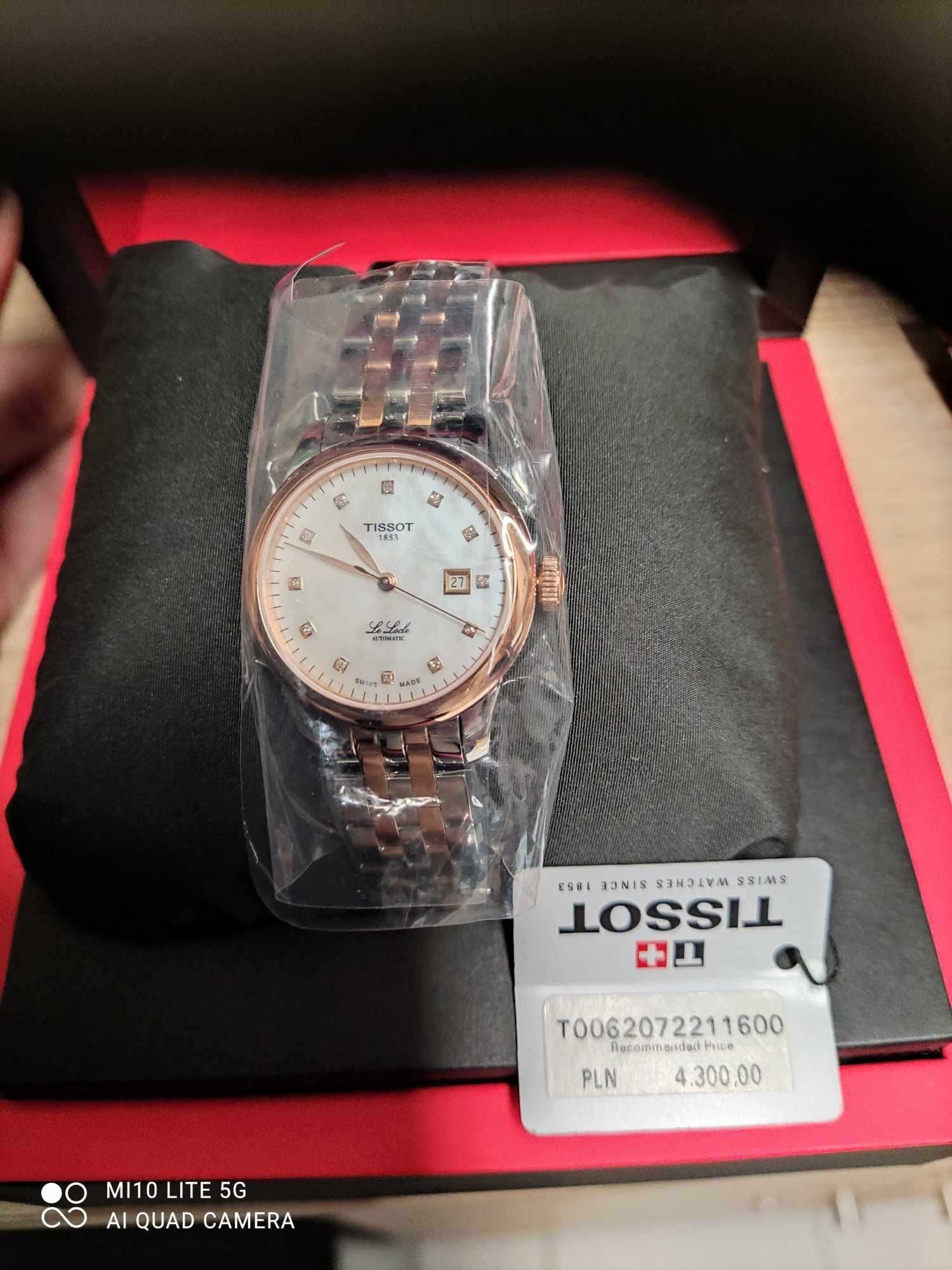 NOWY ZEGAREK 1200zł taniej Tissot Le Locle Lady autoll