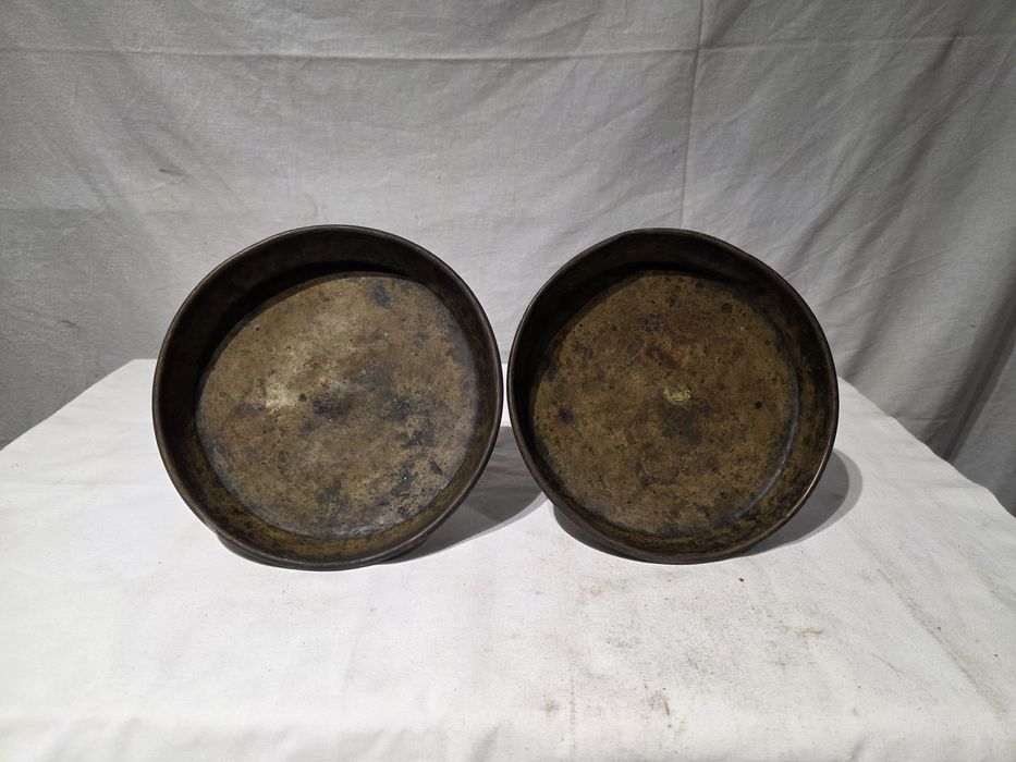 Szalki mosiężne do wagi 5kg Carski Lejba Sznejder 1911r.