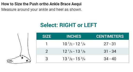 Жорсткий Ортез для гомілкостопового суглобу Push ortho ankle braces