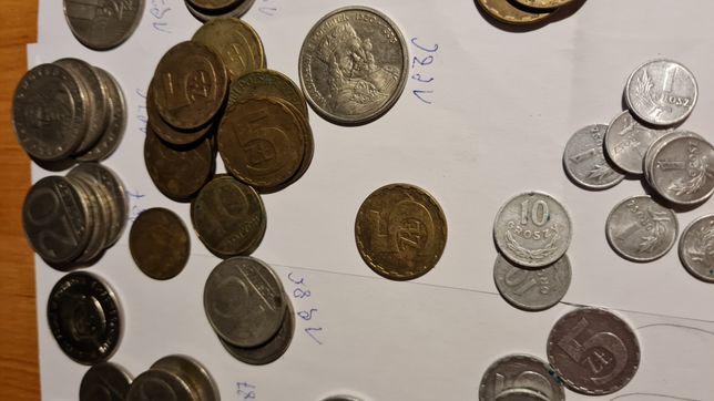 Monety polskie i obce banknot 100 zł z 1986 z Warynskim cały komplet