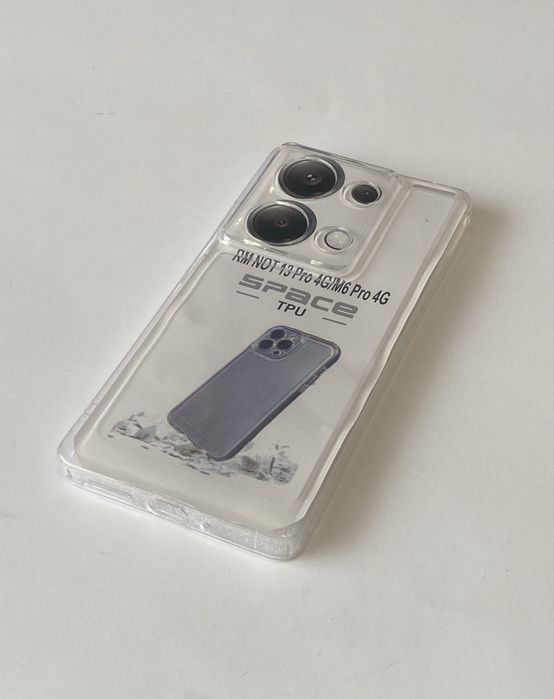 Чехол Xiaomi Redmi Note 14S / Note 13 Pro 4G Прозорий Протиударний