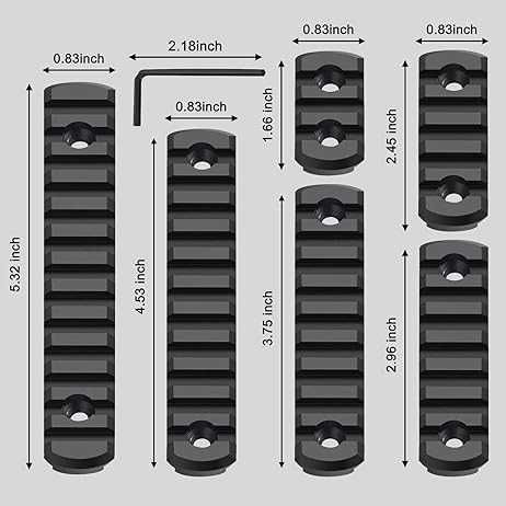 Набор планок Пикатинни база M-LOK.AR-15/AK