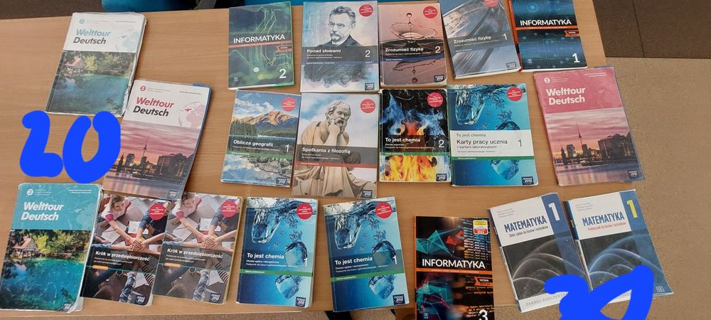 Podręczniku szkolne dobra cena klasa 1, 2, 3