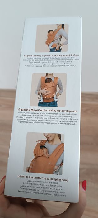 Nosidełko ergonomiczne szare