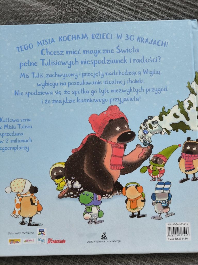 Książka dla dzieci "Święta Misia Tulisia",David Melling,