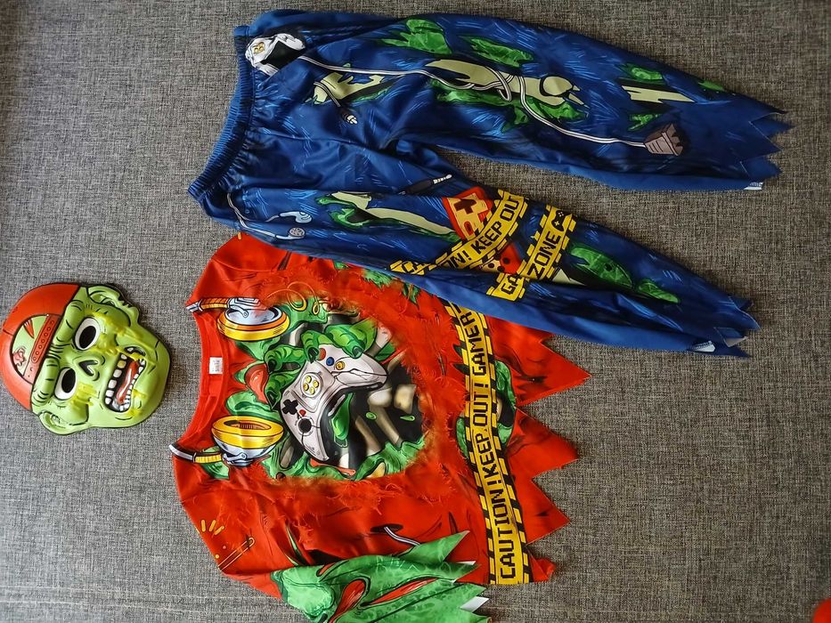 Костюм скелет геймер hallow scream 5-6 р. 110-116