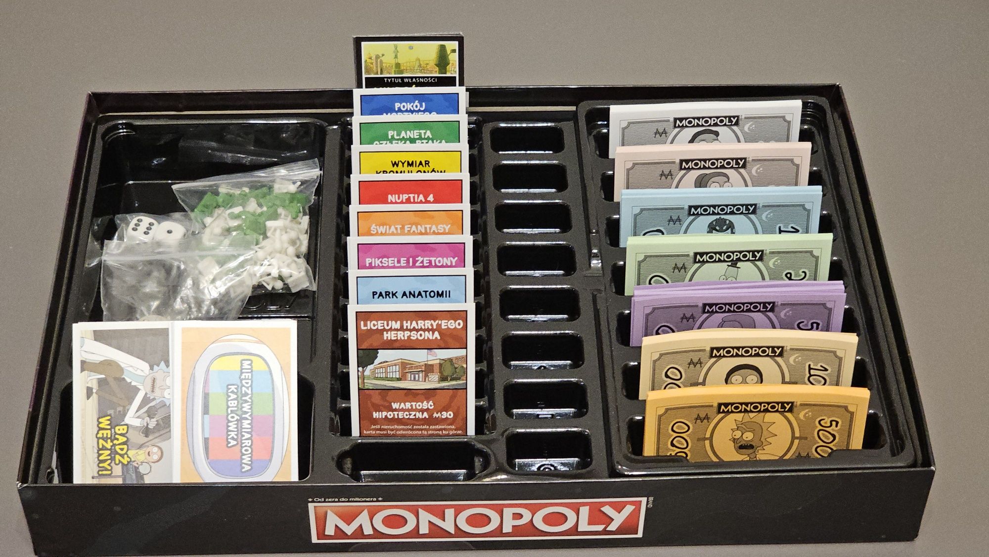 Gra planszowa MONOPOLY Rick i Morty