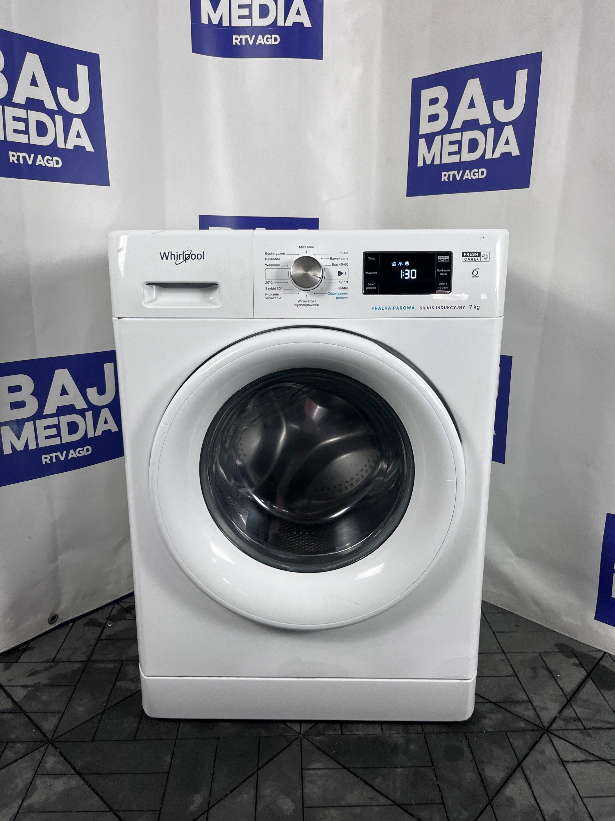 Pralka Whirpool  Fukcje Pary 7 Kg/1200 Ob /A+++ /Dostawa/3Mscgwarancja