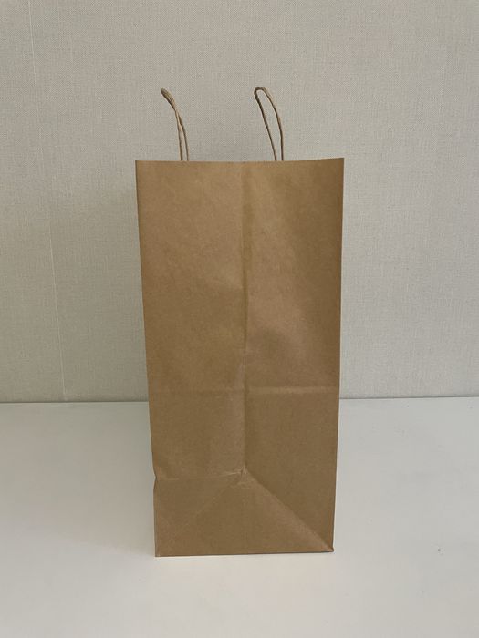 Паперові, Бумажні пакети крафт з ручками