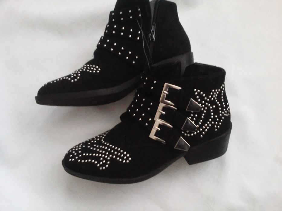 buty ekstrawaganckie botki trzewiki NOWE Primark 4/ 37