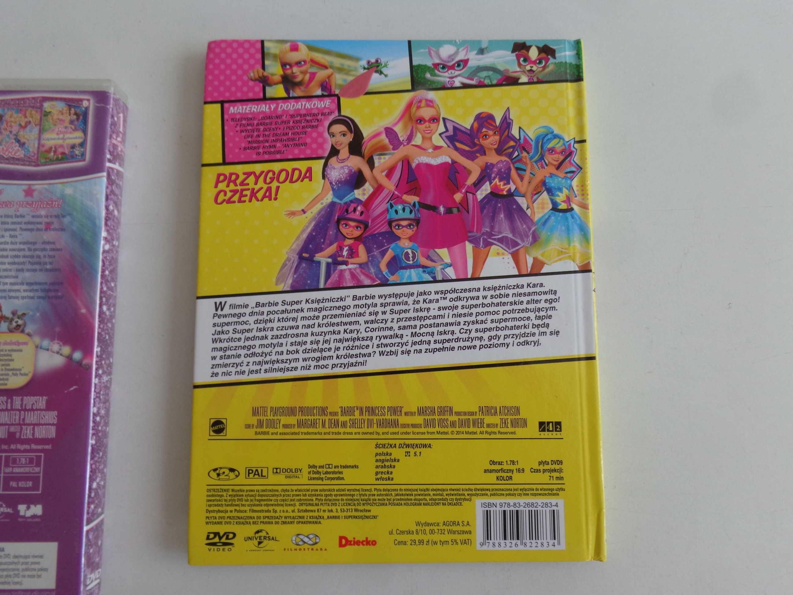 Barbie Super Księżniczki Księżniczka i piosenkarka MagiaPegaza +gratis
