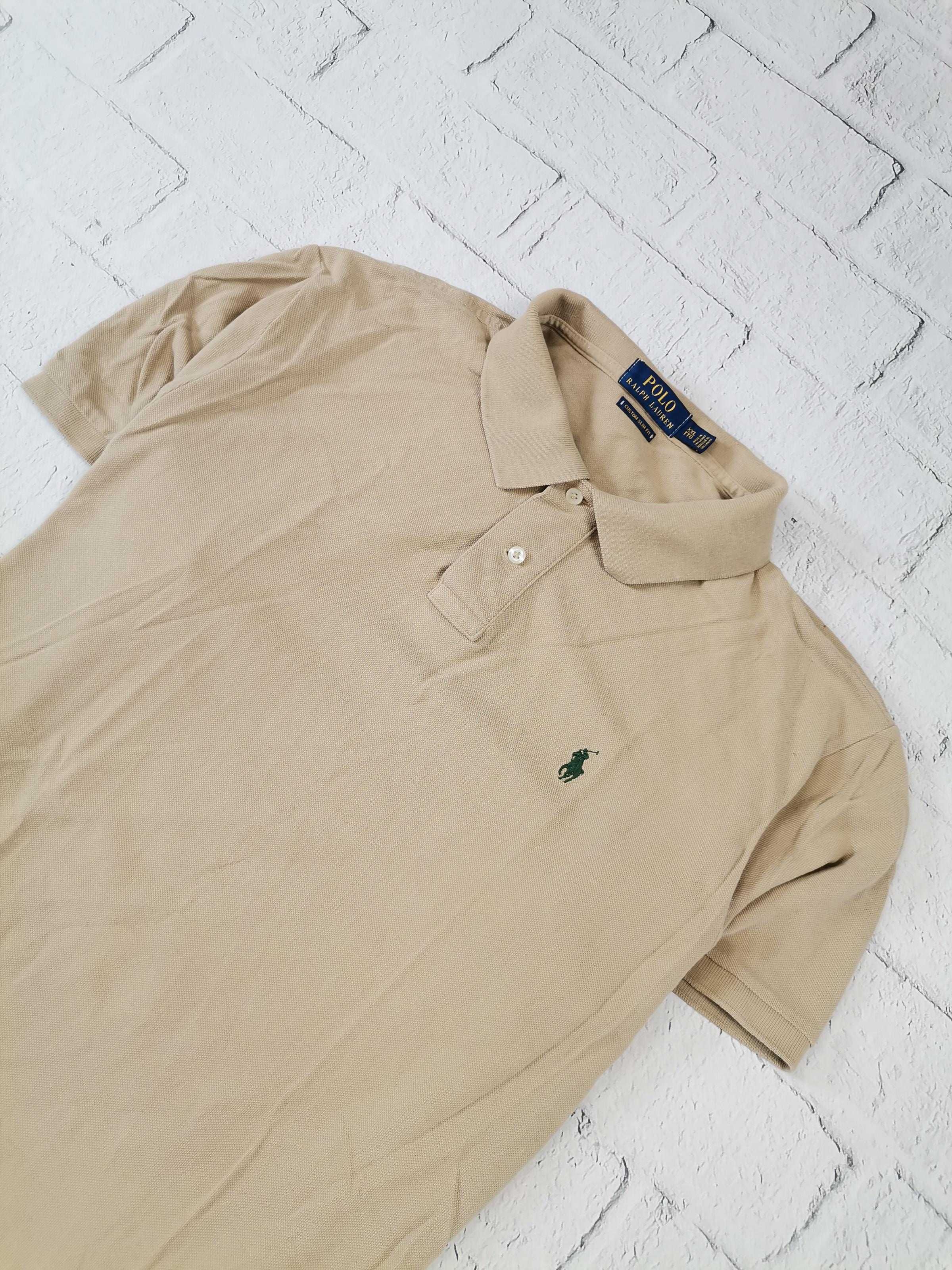 POLO RALPH LAUREN Koszulka Polo Męska Custom Slim Fit XXL