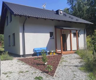Dom całoroczny, las, kominek, blisko jeziora, Tleń, Bory Tucholskie