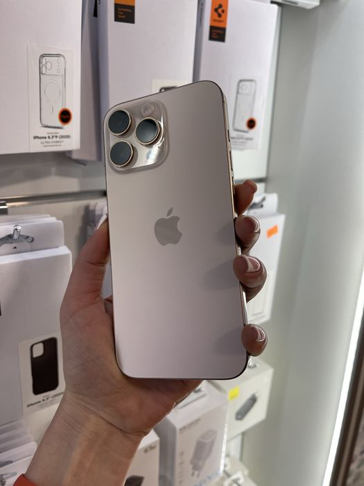 iPhone 16 Pro Max 512Gb desert titanium - АКБ 91%, стан 5+.Фізична сім