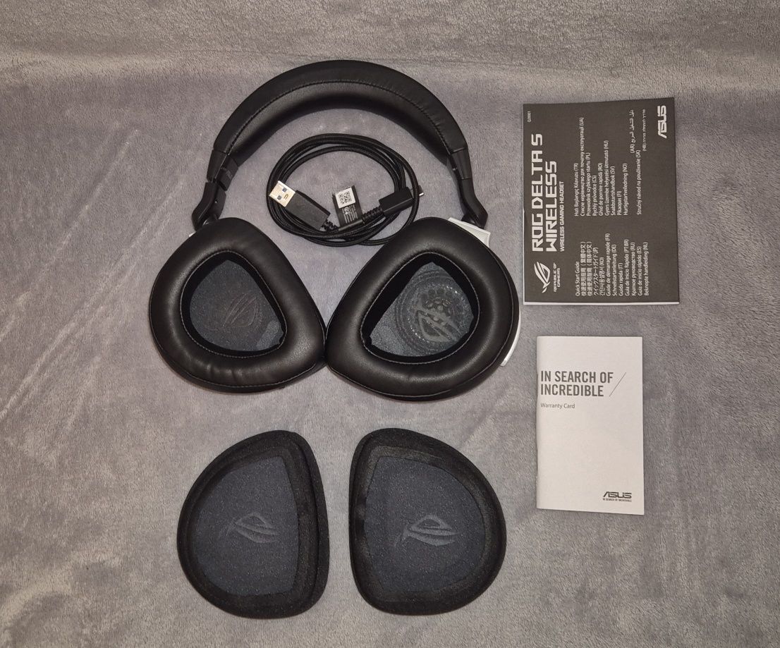 Навушники ASUS ROG Delta S Wireless Black/Whitе