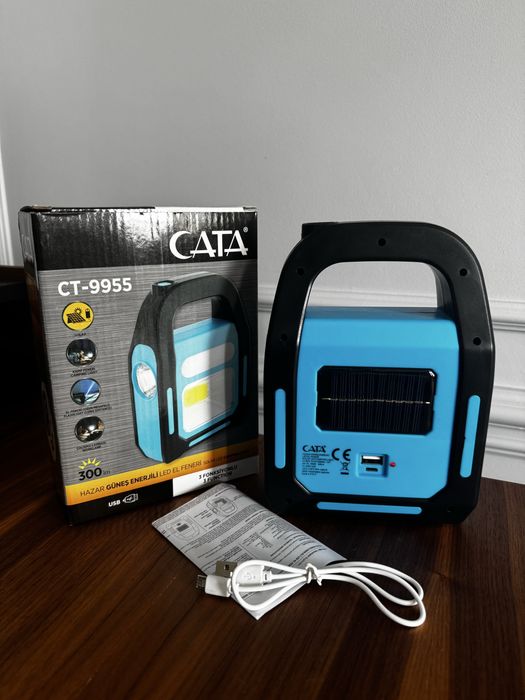 Фонарь прожектор CATA CT-9955+Solar
