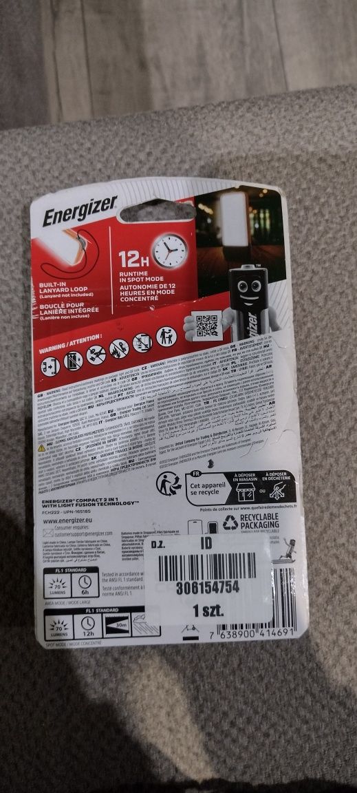 Lampka Energizer 2w1 70 lumenów