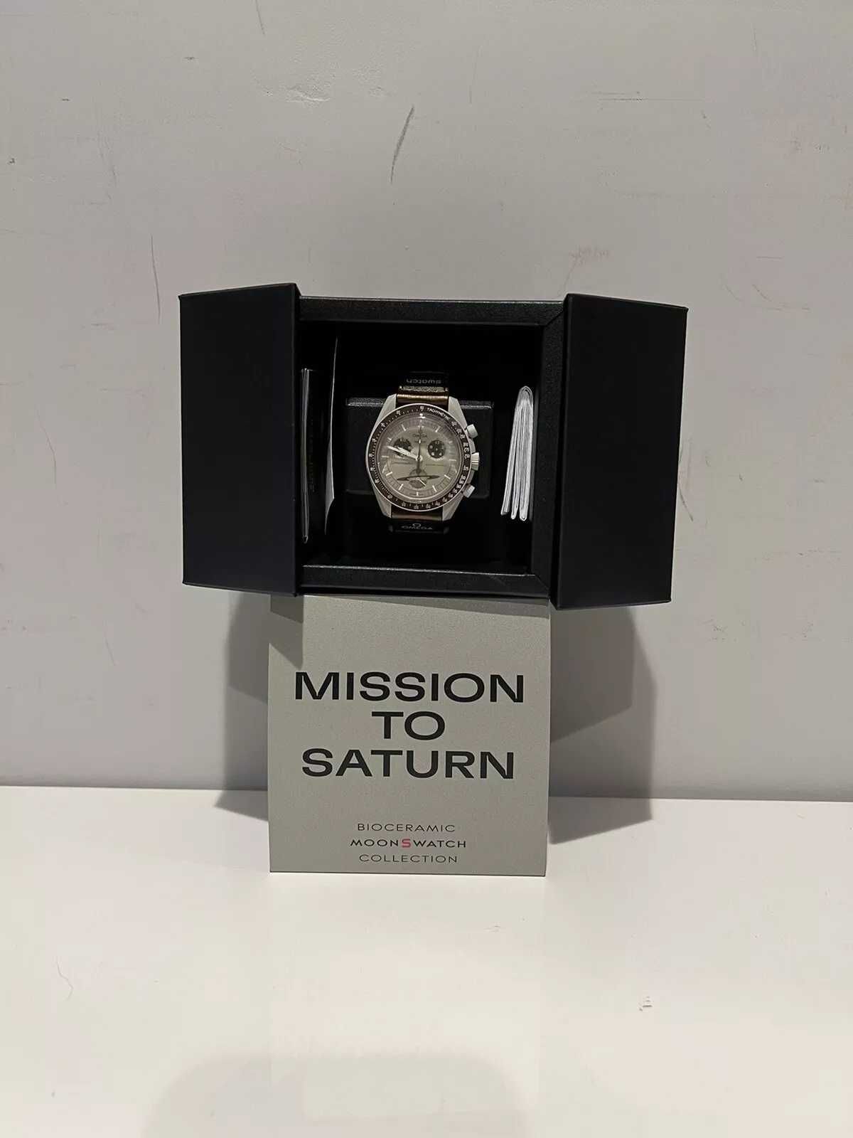 Swatch x Omega Bioceramic Moonswatch Mission to Saturn SO33T100