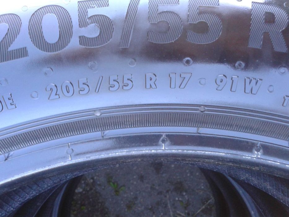 opony r17 continent 205 55 jak nowe 23rok ecocontact 6 mielec kpl 4szt