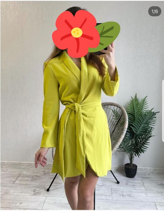 Платье на запах Zara