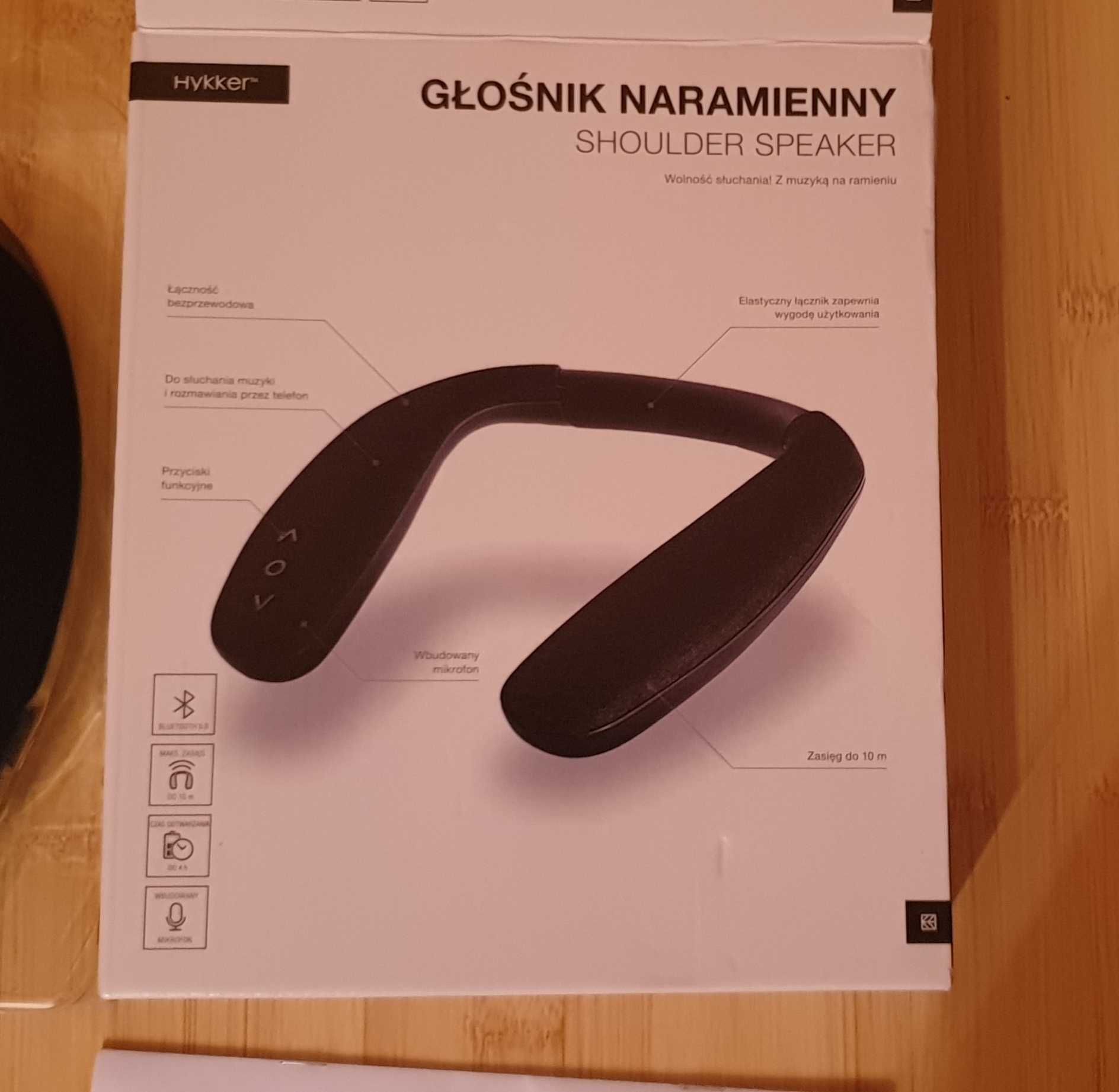 Głośnik bluetooth hykker naramienny