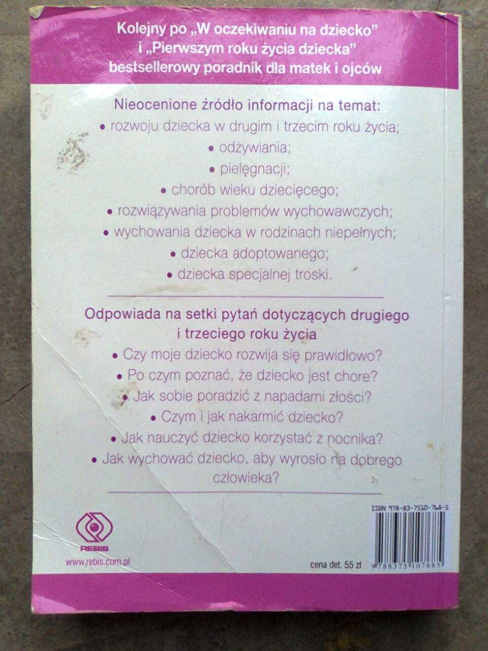 Książka dziecko drugi i trzeci rok życia dziecka Heidi Murko