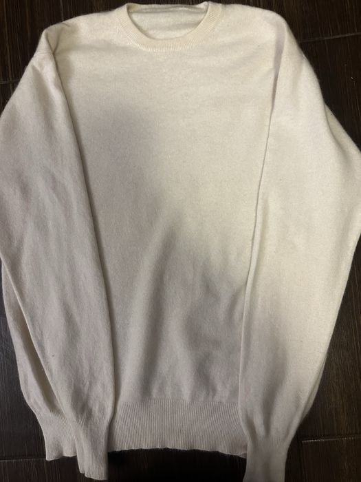 Свитер молочного цвета,  кашемир