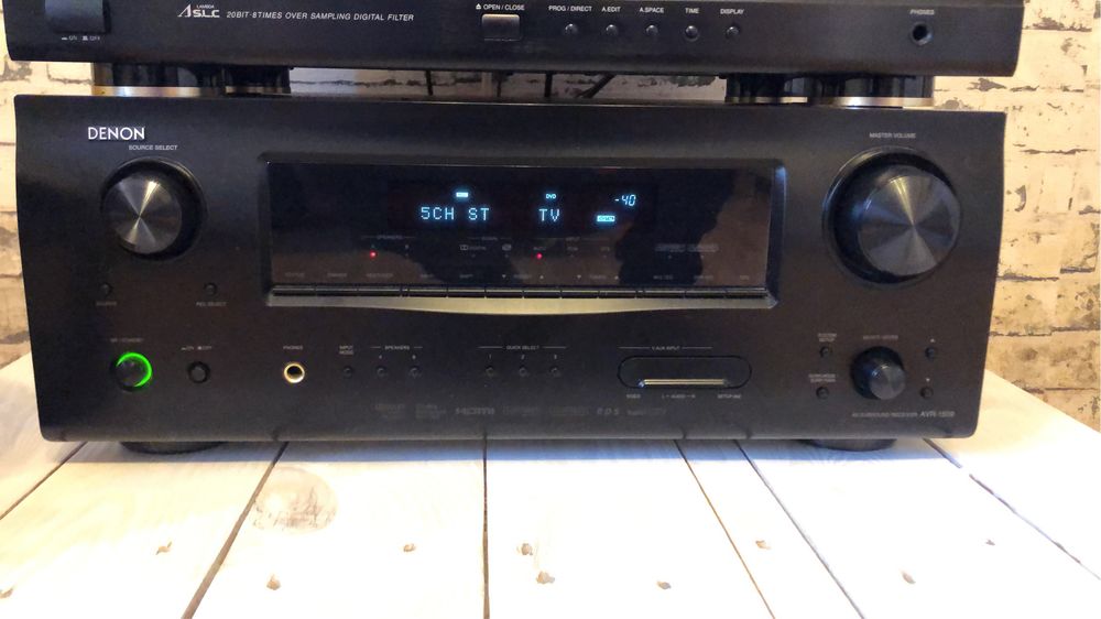 Amplituner DENON AVR-1509 + kolumny JBL