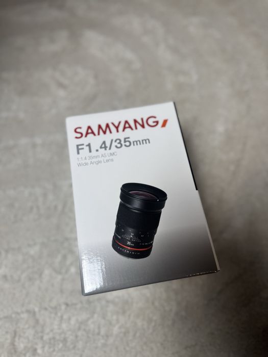 Nowy obiektyw Samyang 35mm F1.4 DSLR SONY E AS UMC