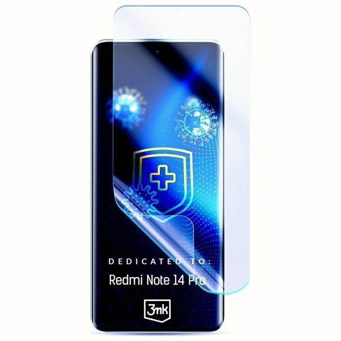 Pro Note Redmi Folia Mokro 3Mk Montowana Antymikrobowa Silverprotect+