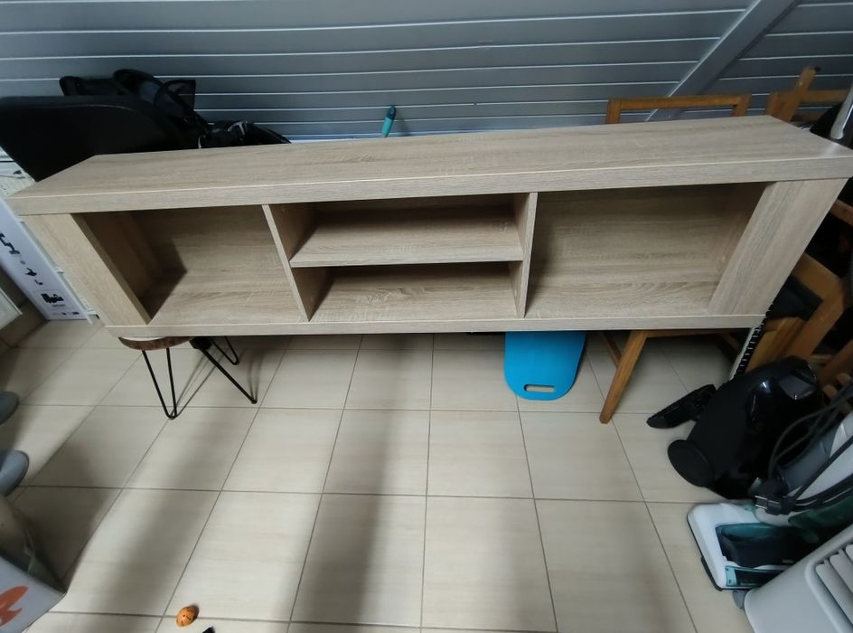 Biurko z półką i szafką