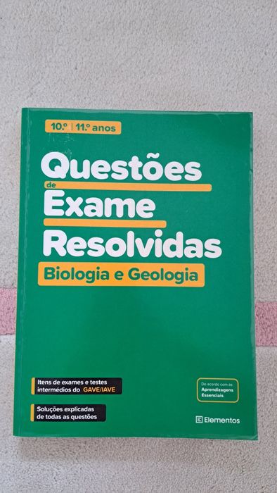 Questões Exame -  Biologia e Geologia, NOVO