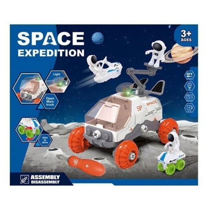 АКЦІЯ! Космічний набір 551-10, марсохід з підсвіткою, 2 фігурки, машин