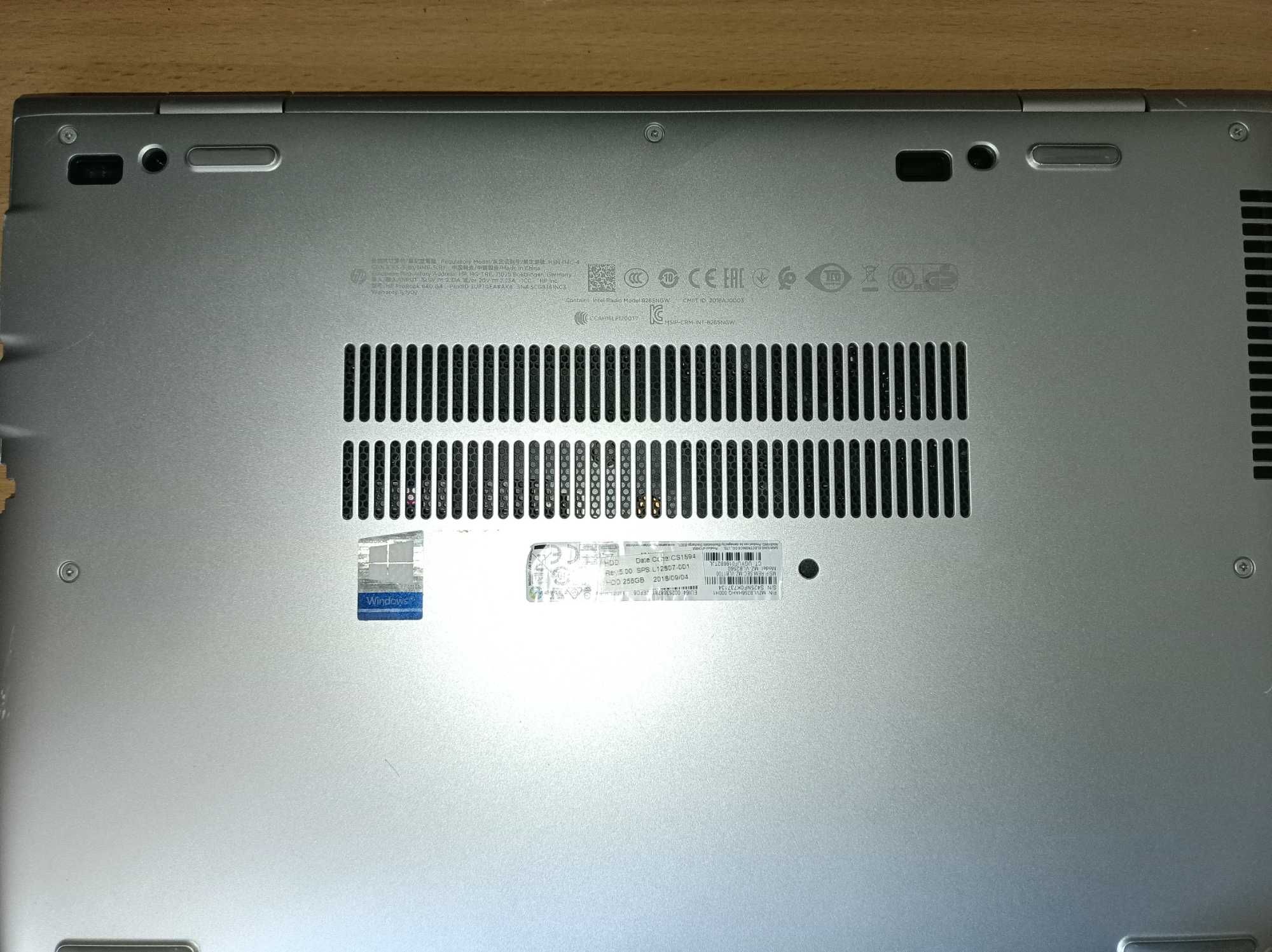 HP ElitBook 14" IPS FHD Int.i5-8250U. 256 SSD Intel UHD Graphics 620