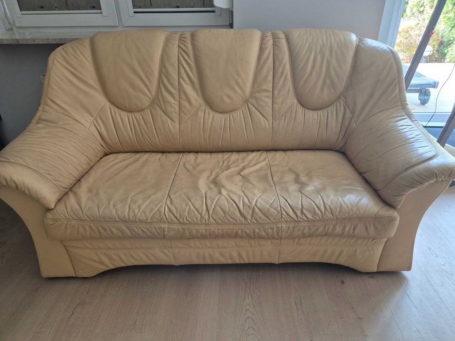 Zestaw wypoczynkowy do salonu (fotel, sofa 2, sofa 3 z funkcją spania)