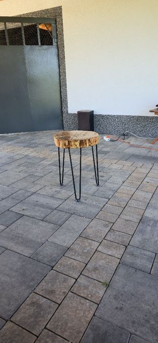 Stolik Balkonowy/Plaster Dębu