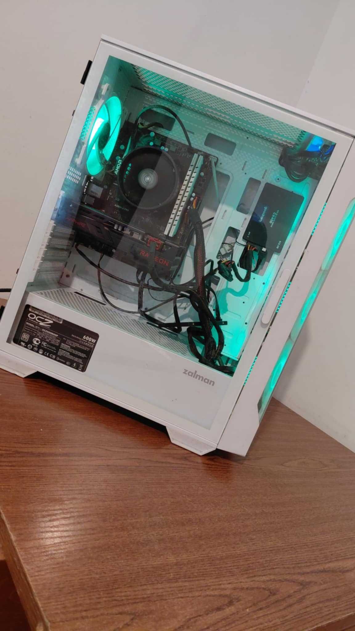 Komputer do gier i pracy Ryzen 5 5600G + Radeon RX 6600 + 32 GB