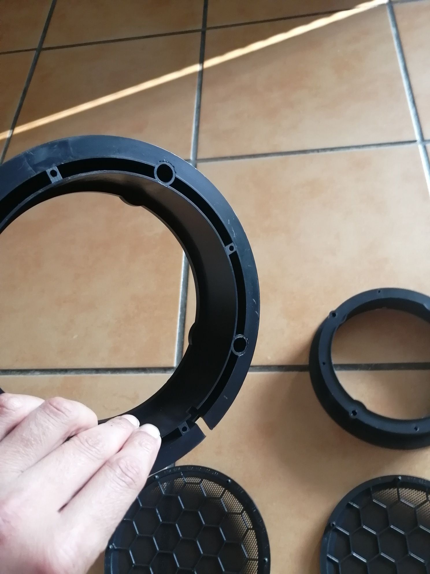 Adaptador de colunas e defesa para portas de Volkswagen Passat B5.5