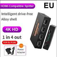 Splitter Rozdzielacz HDMI 1x4 4K 2K UltraHd 4K