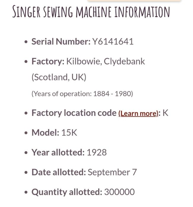 Máquina de Costura SINGER 15k (1928)
