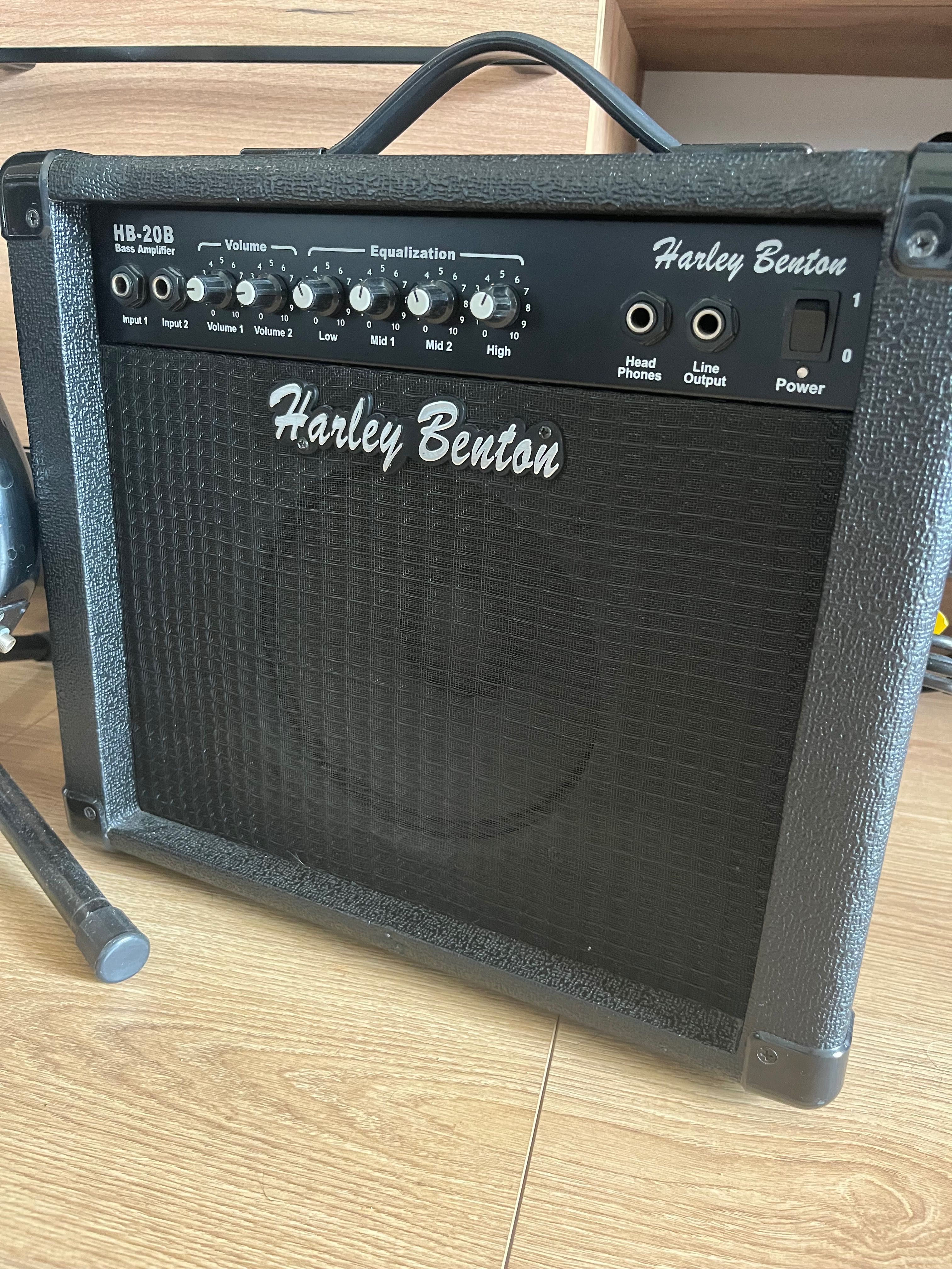BASS Yamaha RBX + Wzmacniacz HB-20B Zestaw gitara basowa PJ Precision