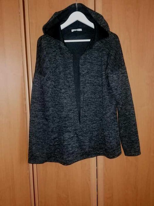 Bluza - narzutka z kapturem, Rozmiar L