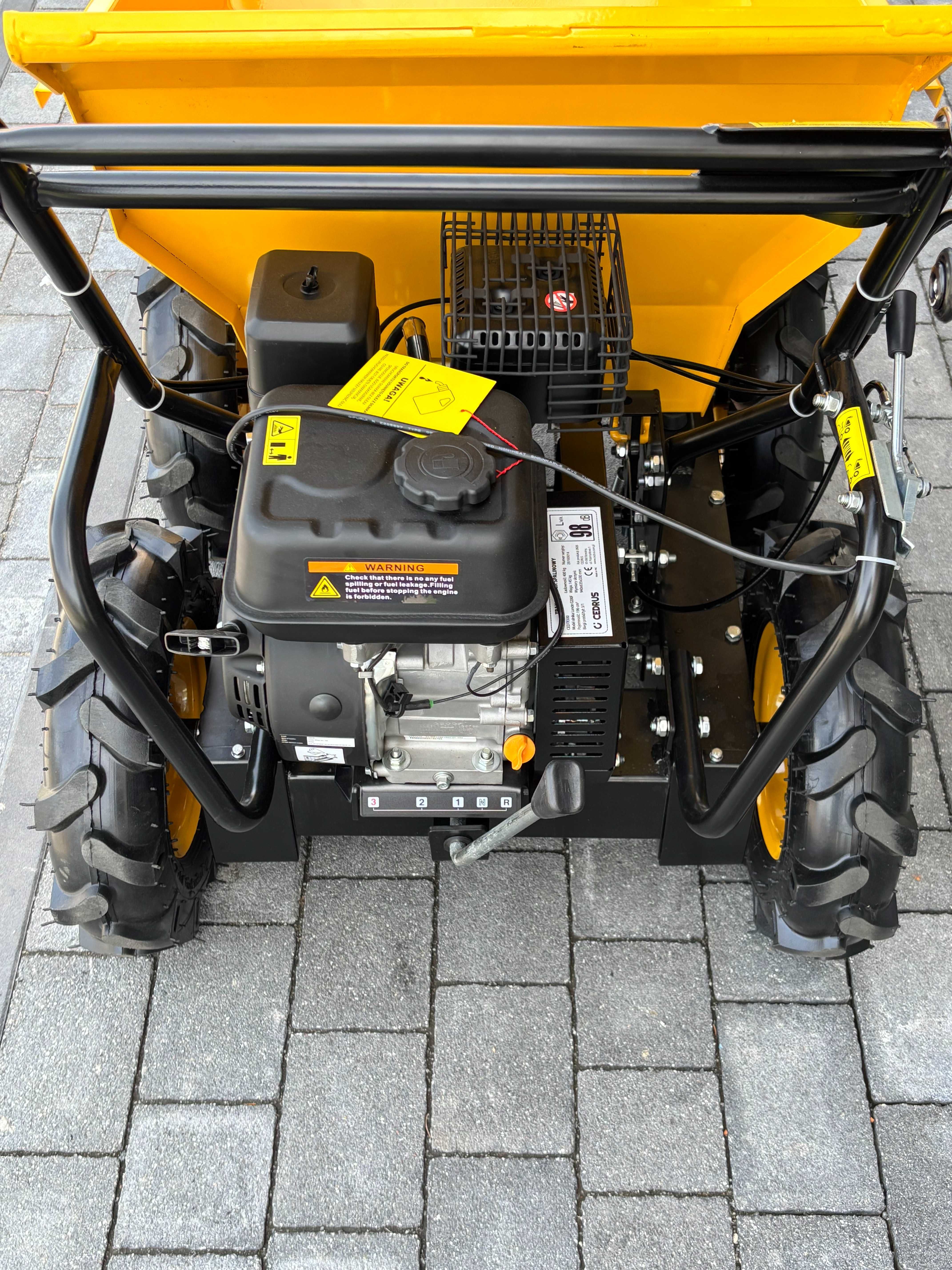 Taczka CEDRUS TR-300, z napędem, ładowność 500kg