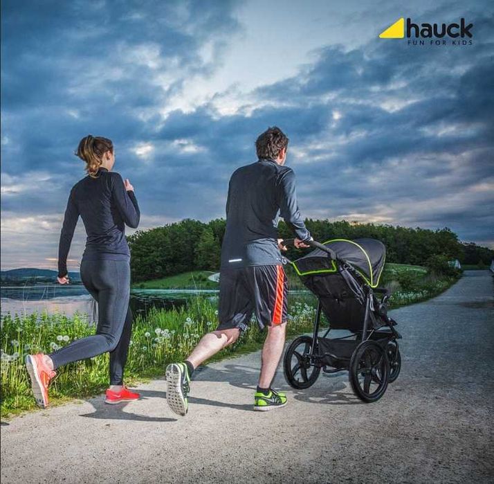 Wózek Hauck Runner Air 3 czarno-zielony