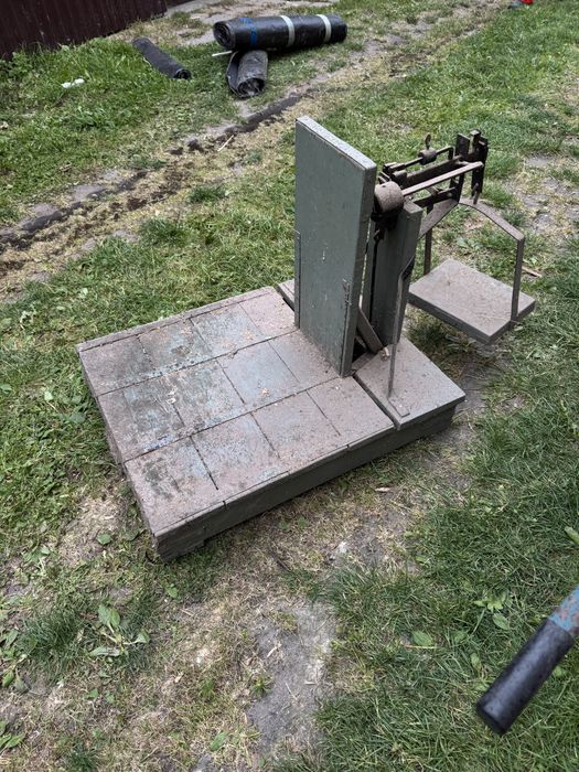 Waga platformowa mechaniczna retro vintage